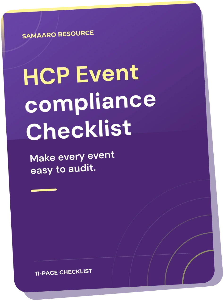 HCP Event Compliance Checklist